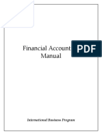 Financial Accounting Manual