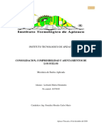 Tarea 2.1 Investigacion de Consolidacion, Compresibiidad y Asentamiento de Suelos 18370445