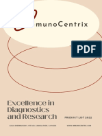 ImmunoCentrix Product List 2022