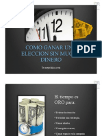 Como Ganar Una Elección Sin Mucho Dinero - David Marquez