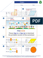 Worksheet Math Grade 3 Shapes 1 0