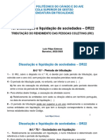 Dissolução e Liquidação de Sociedades DR22