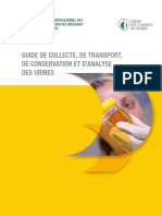 40 Guide de Collecte Transport Conservation Et Analyse Des Urines 2013