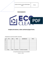 PTS-03 Limpieza de Ductos, Redes Sanitarias y Aguas Lluvia