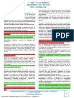 Administrativo - 10 Questões - Extras - Aula 02 - Prof. Ronaldo Jr.