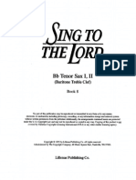 Tenor Saxophone Sing To The Lord Hymnal