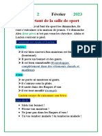 Jeudi 2 Février 2023 en Sortant de La Salle de Sport Alain Est Malade