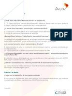 Preguntas Frecuentes Cuentas Bancarias