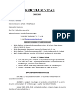 Curriculum Vitae Féré