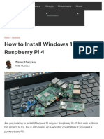 How To Install Windows 11 On A Raspberry Pi 4 - M