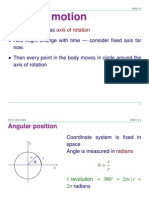 Angular Motion Notes