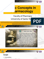 Lec1 Intro To Pharmacology PD PK Final