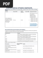 XDR and Service Gateway Pre-Requisites