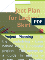 Project Plan For Ladies' Skirt11