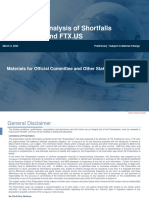 FTX PRelminary Analysis of Shortfalls at