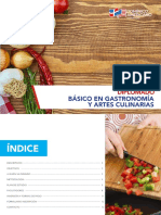 Básico en Gastronomía y Artes Culinarias