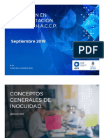 Primera Jornada Nivelación HACCP 