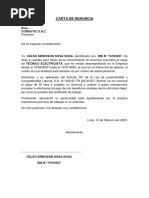 Carta de Renuncia Otro Modelo 2023 9