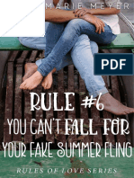 Rule #6 - You Can't Fall For Your Fake Summer Fling - Anne-Marie Meyer