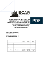 Procedimiento de Método de Prueba Estándar para Características de Laboratorio de Compactación Del Suelo Usando Esfuerzo Estándar