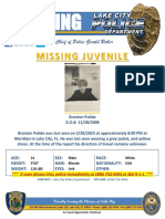 Missing Person - Cowart Garret Cole Pulido