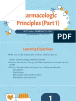 Pharmacologic Principles Part 1