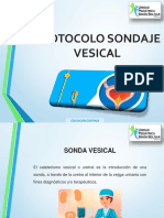 Socialización Protocolo de Sonda Vesical