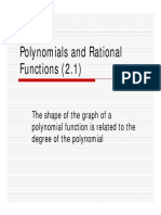 Polynomial and Rational Functions