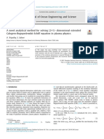 (2+1) - Dimensional Extended Calogero-Bogoyavlenskii-Schiff Equation in Plasma Physics