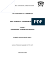 Control Interno y Modelos de Evaluación