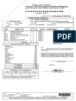 Student Actual Load Ustp