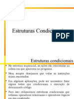 Aula 04 - Estruturas Condicionais