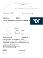 Third Summative Test in Science6