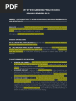 Summary of Discussions - RS - 2 Preliminaries