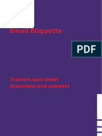 Email Etiquette Quiz Trainer