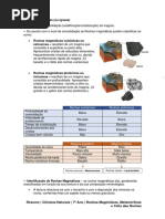 1 - Resumo - Ciências Naturais - 7º Ano - Rochas Magmáticas, Metamórficas e Ciclo Das Rochas