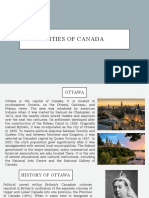 Cities of Canada