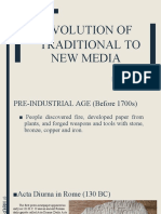 Lesson 2. Evolution of Traditional To New Media