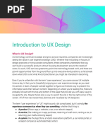 Introduction To UX Design