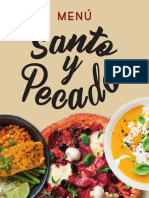 Menú Santo y Pecado