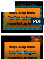 Cipta Lirik Prasekolah 2