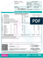 Biometría Hemática Completa: Parámetro Resultado Límites de Referencia