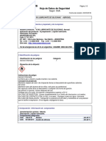 Hoja Seguridad Lubricante de Siliconas