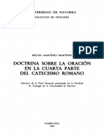 Doctrina Sobre La Oración en La Cuarta Parte Del Catecismo Romano Miguel Martínez Martínez