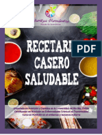 Recetario Casero Saludable 2020