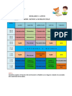 Horario 4 Años