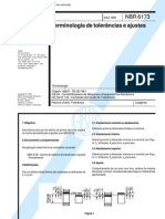 NBR 6173 TB 35 - Terminologia de Tolerancias E Ajustes