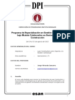 Sylabus Curso Lean Construction Como Soporte A La Gestión Contractual - Prof. Miranda Ago22