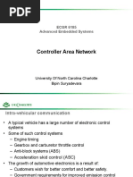 Controller Area Network: ECGR 6185 Advanced Embedded Systems