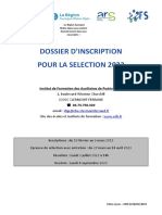 Dossier Inscription Concours AP 2023